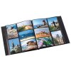 Walther Grindy slip-in album tmavě růžové 400 fotografií 10x15 cm černé vnitřní stránky
