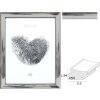 Deknudt S45ND1 plastový obrazový rám stříbrný 10x15 až 40x60 cm