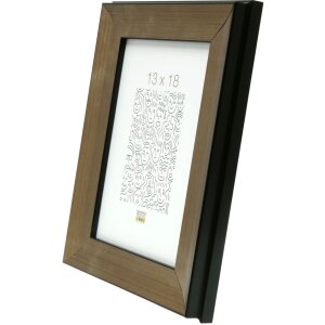 Deknudt plastový rám na obrázky S45ND4 bronzový 10x15 cm až 40x60 cm