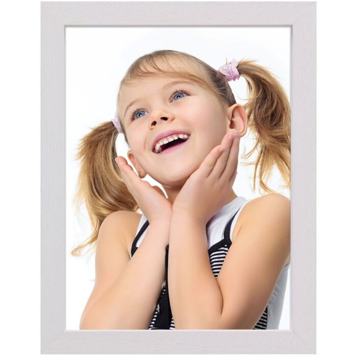 Deknudt Dřevěný rámeček na obrázek bílý S45PK 13x18 cm do 50x70 cm