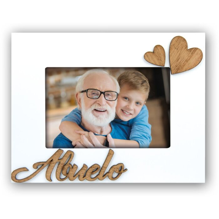 Fotorámeček Abuelo 10x15 cm bílý