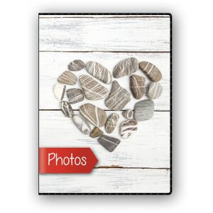 ZEP slip-in album Cuore měkká vazba 40 fotografií 13x19 cm laminovaný umělecký tisk