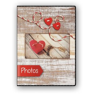 ZEP slip-in album Cuore měkká vazba 40 fotografií 13x19 cm laminovaný umělecký tisk
