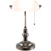 Stolní lampa bílá Clayre & Eef 5LL-5100W - 27x23x42 cm E27 - Max. 1x 60Watt bílá
