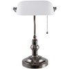 Stolní lampa bílá Clayre & Eef 5LL-5100W - 27x23x42 cm E27 - Max. 1x 60Watt bílá