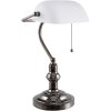 Stolní lampa bílá Clayre & Eef 5LL-5100W - 27x23x42 cm E27 - Max. 1x 60Watt bílá