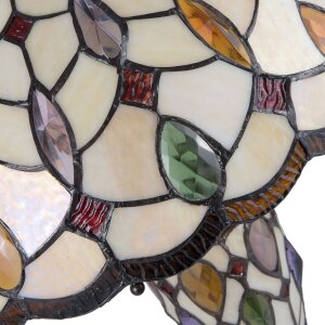 Stolní lampa Tiffany Clayre & Eef 5LL-5182 - Ø 40x60 cm E27- Max.2x60 W - E14 - Max.1x15W multi