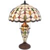 Stolní lampa Tiffany Clayre & Eef 5LL-5182 - Ø 40x60 cm E27- Max.2x60 W - E14 - Max.1x15W multi