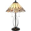 Stolní lampa Tiffany Clayre & Eef 5LL-5186 - Ø 40x60 cm - E27 - Max. 2x60 Watt multi