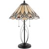 Stolní lampa Tiffany Clayre & Eef 5LL-5186 - Ø 40x60 cm - E27 - Max. 2x60 Watt multi