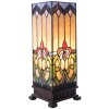 Stolní lampa Tiffany Clayre & Eef 5LL-5907 - 17x17x44 cm - E27-Max.1x40 Watt multi