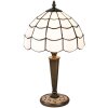 Stolní lampa Tiffany Clayre & Eef 5LL-5936 - Ø 25x43 cm - E27-max 1x40W bílá
