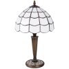 Stolní lampa Tiffany Clayre & Eef 5LL-5936 - Ø 25x43 cm - E27-max 1x40W bílá