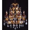 Lustr Clayre & Eef 5LL-CR12 - 90-150 x Ø 75 cm 8x E14-40w multi