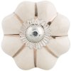 Dveřní klika Clayre & Eef 63934 - Ø 4x3,5 cm krémová
