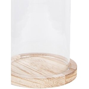 Skleněný zvon Clayre & Eef 6GL2168 - Ø 12x17 cm transparentní