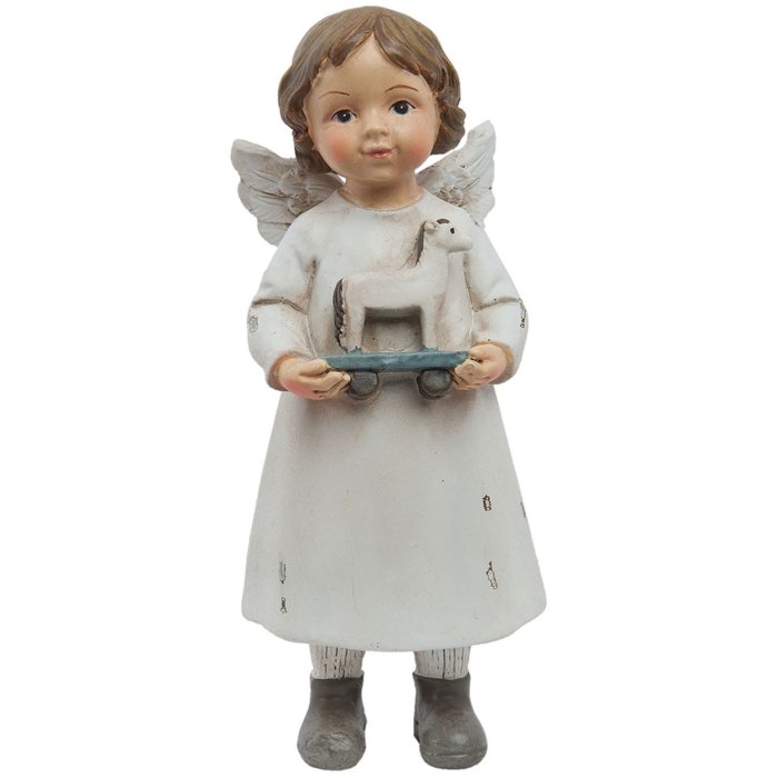 Angel Clayre & Eef 6PR1133 - 6x5x14 cm, bílá, prošlápnutá