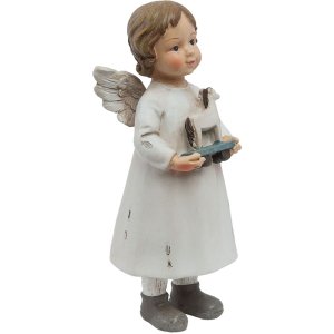 Angel Clayre & Eef 6PR1133 - 6x5x14 cm, bílá, prošlápnutá