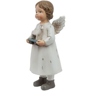 Angel Clayre & Eef 6PR1133 - 6x5x14 cm, bílá, prošlápnutá
