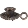 Svícen Clayre & Eef 6Y2595 - 9x6x4 cm hnědý