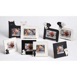 Walther Dekorační soška pes černá dřevěná 10 cm