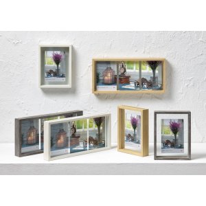 Galerijní rám Rustic 3 fotografie 10x15 cm šedý