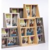 Galerijní rám Rustic 3 fotografie 10x15 cm a 10x10 cm - bílý