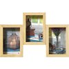 Galerijní rám Rustic 3 fotografie 10x15 cm přírodní