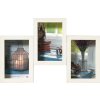 Galerijní rám Rustic 3 fotografie 10x15 cm bílý