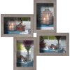 Galerijní rám Rustic 4 fotografie 10x15 cm šedý