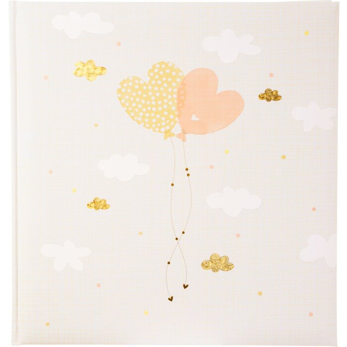Svatební album Goldbuch Ballooning Hearts 30x31 cm 60 bílých stran
