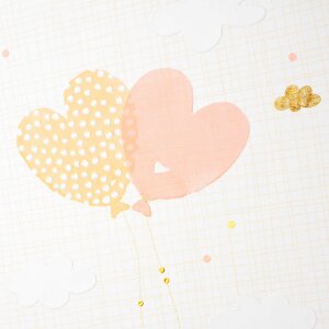 Svatební album Goldbuch Ballooning Hearts 30x31 cm 60 bílých stran