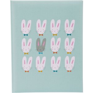 Goldbuch Babytagebuch Cute Bunnies Blue 21x28 cm 44...