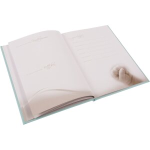 Goldbuch Dítěte deník s motivem králíků v modrých tónech 21x28 cm