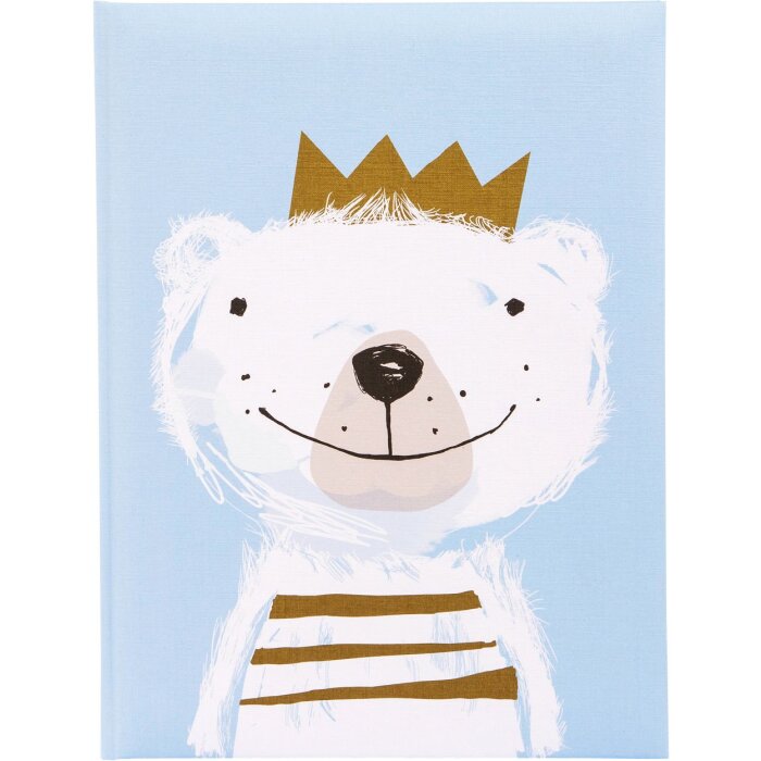 Goldbuch Dítěte deník Fortuna modrý 21x28 cm 44 ilustrovaných stran