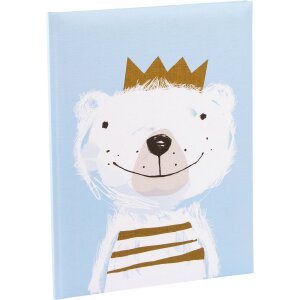 Goldbuch Dítěte deník Fortuna modrý 21x28 cm 44 ilustrovaných stran