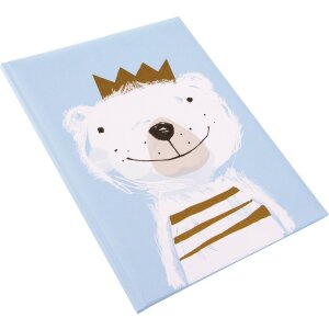 Goldbuch Dítěte deník Fortuna modrý 21x28 cm 44 ilustrovaných stran