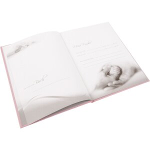 Goldbuch Dítěte deník Fortuna růžový 21x28 cm