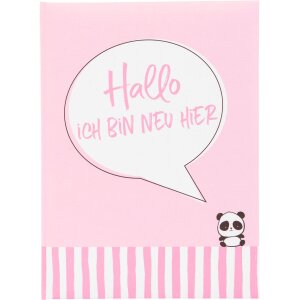 Goldbuch Babytagebuch Ich bin neu hier rosa 21x28 cm 44...