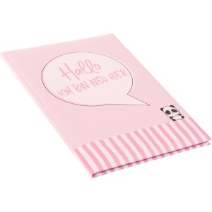 Goldbuch Dětský deník Jsem nový zde růžový 21x28 cm 44 ilustrovaných stran