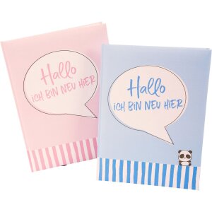 Goldbuch Dětský deník Jsem nový zde růžový 21x28 cm 44 ilustrovaných stran