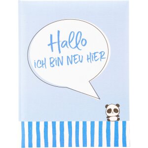 Goldbuch Babytagebuch Ich bin neu hier blau 21x28 cm mit...