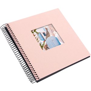 Goldbuch spirálové album Bella Vista rosé 20x20 cm 40 černých stran