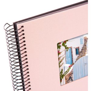 Goldbuch spirálové album Bella Vista rosé 20x20 cm 40 černých stran