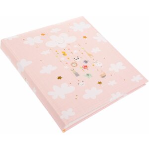 Goldbuch Baby Album Mobile Girl 30x31 cm Růžové stříbrná ražba 60 bílých stran