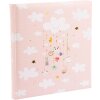 Goldbuch Baby Album Mobile Girl 30x31 cm Růžové stříbrná ražba 60 bílých stran