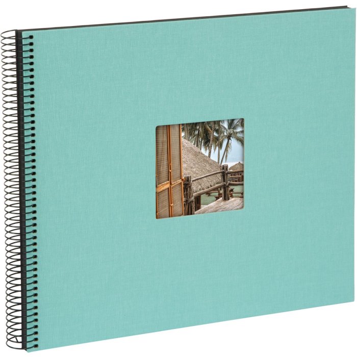Goldbuch spirálové album Bella Vista aqua 34x30 cm 40 černých stran