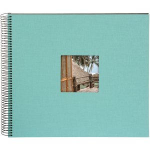 Goldbuch spirálové album Bella Vista aqua 34x30 cm 40 černých stran