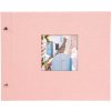 Goldbuch album se šroubovacím uzávěrem Bella Vista rosé 30x25 cm 40 černých stran