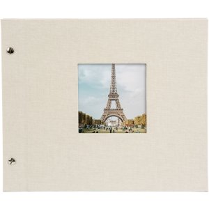 Šroubovací album Goldbuch Bella Vista pískově šedé 30x25 cm 40 černých stran